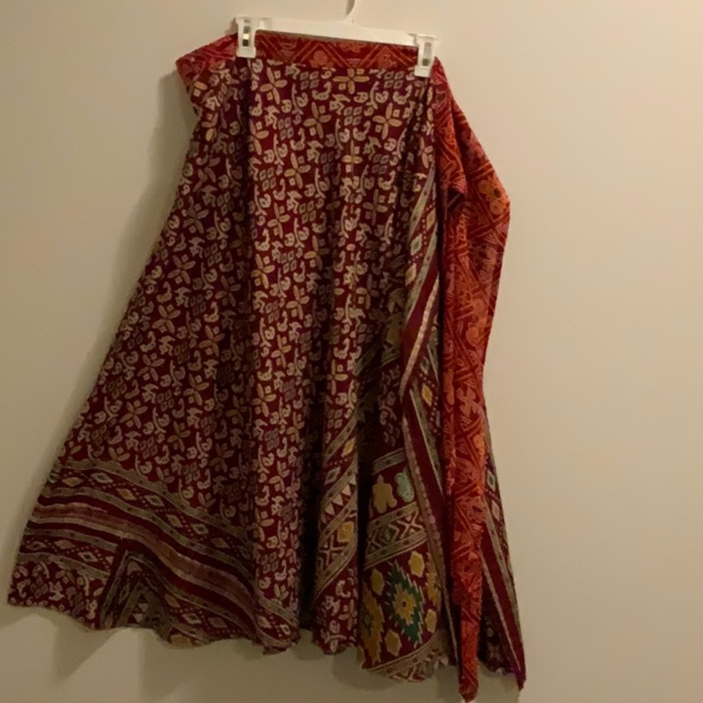 Wrap around skirt Reversible